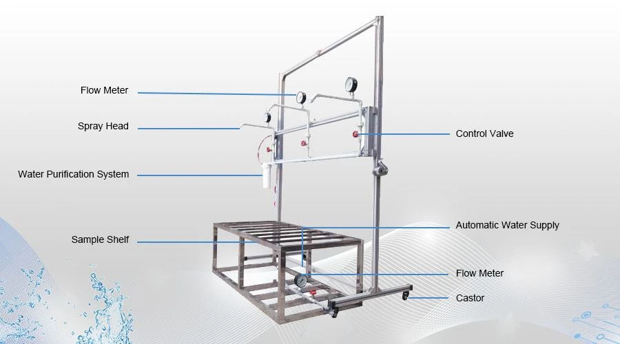UL 50E rain test apparatus UL 50E rain test apparatus